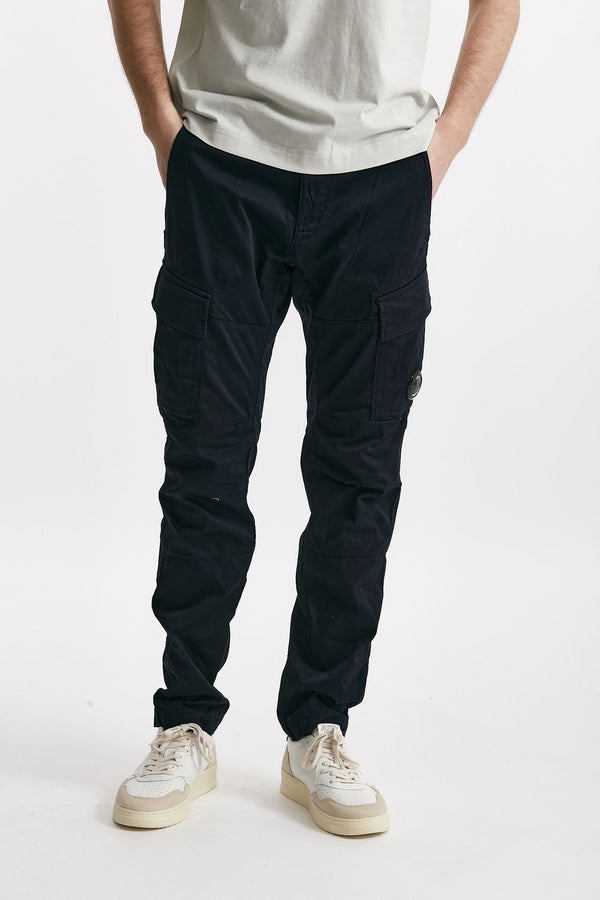 pantalone stretch sateen cargo pants blu notte men C.p. company