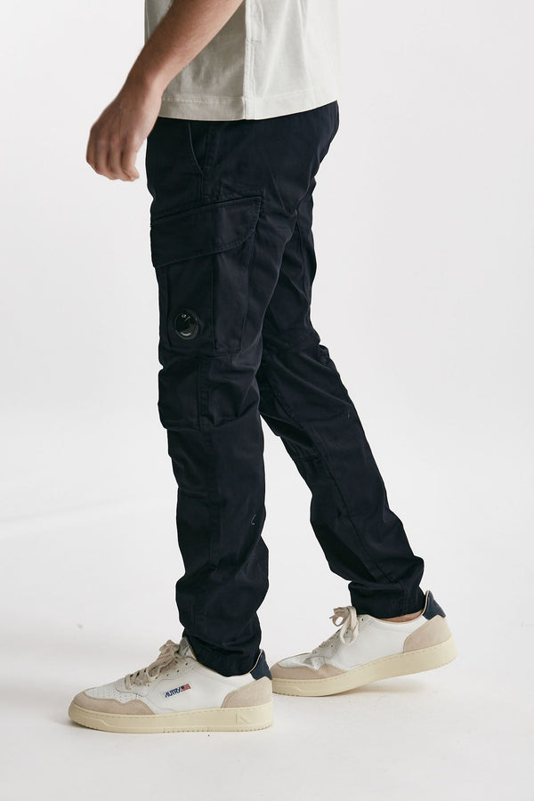 pantalone stretch sateen cargo pants blu notte men C.p. company
