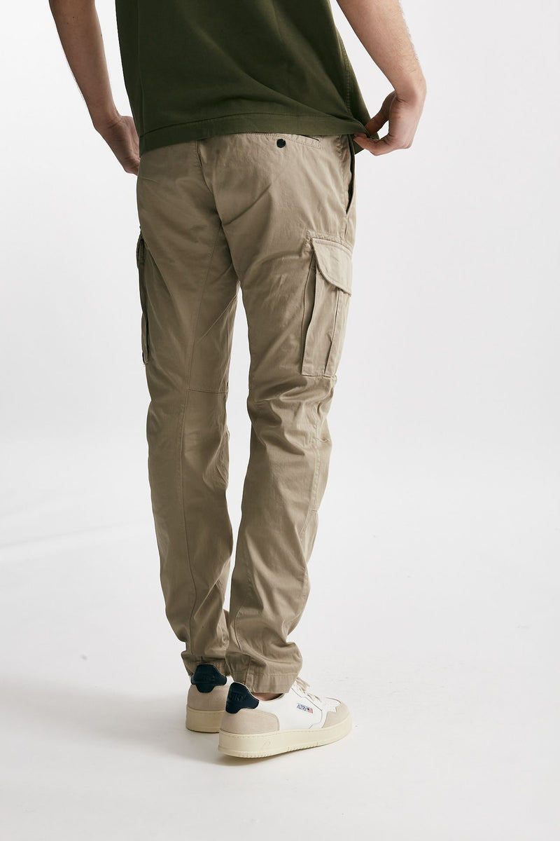 pantalone cargo stretch sateen utility cargo beige men C.p. company - 3