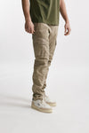 pantalone cargo stretch sateen utility cargo beige men C.p. company - 4