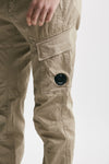pantalone cargo stretch sateen utility cargo beige men C.p. company - 6