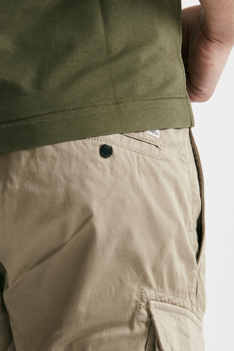pantalone cargo stretch sateen utility cargo beige men C.p. company - 8