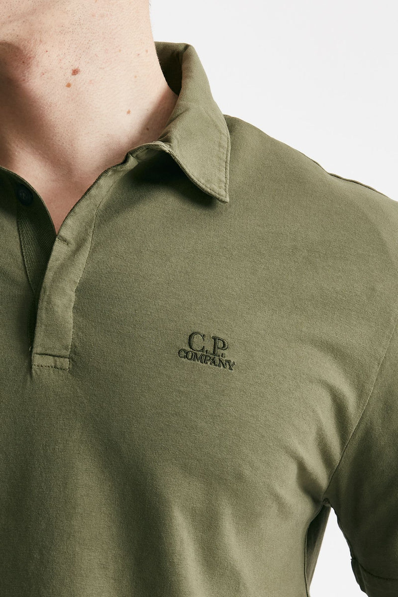 polo in cotone logo polo verde men C.p. company - 5