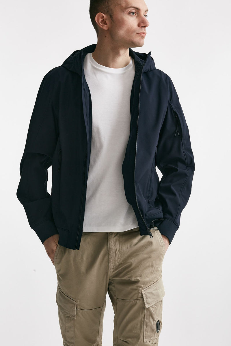 giubbino c.p. shell-r hooded jacket blu men C.p. company - 1