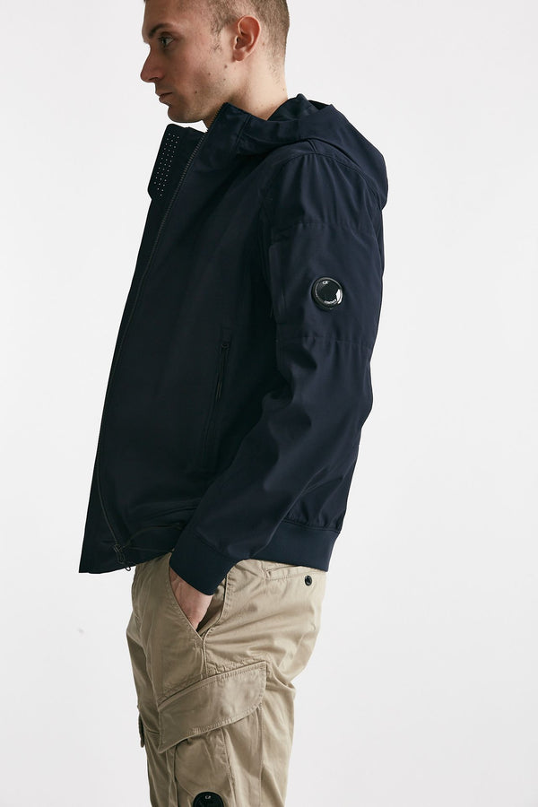 giubbino c.p. shell-r hooded jacket blu men C.p. company
