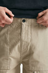bermuda in cotone ottoman fermo beige men C.p. company - 5
