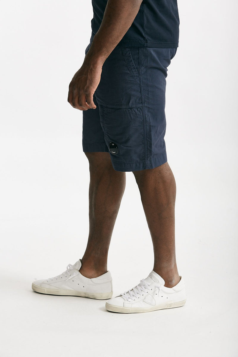 bermuda in cotone ottoman fermo blu men C.p. company - 2