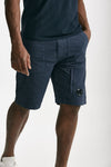 bermuda in cotone ottoman fermo blu men C.p. company - 4