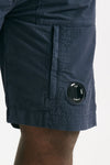 bermuda in cotone ottoman fermo blu men C.p. company - 5