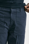 bermuda in cotone ottoman fermo blu men C.p. company - 7