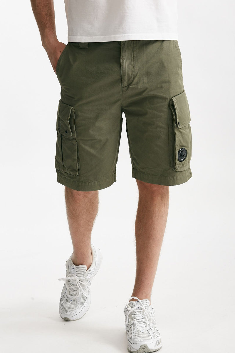bermuda in cotone gabardine fermo militare men C.p. company - 1