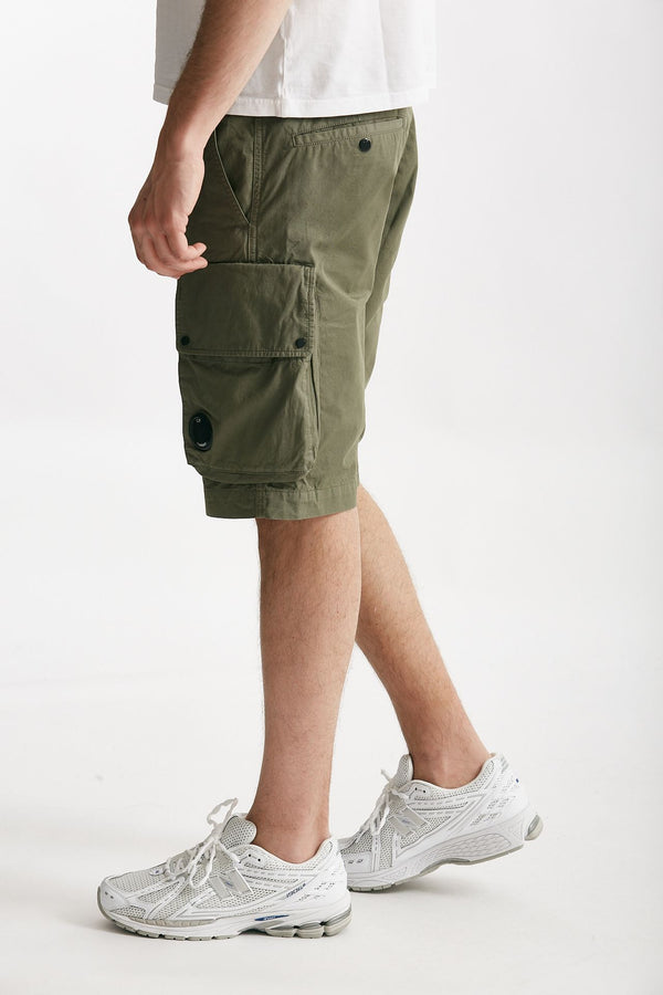 bermuda in cotone gabardine fermo militare men C.p. company