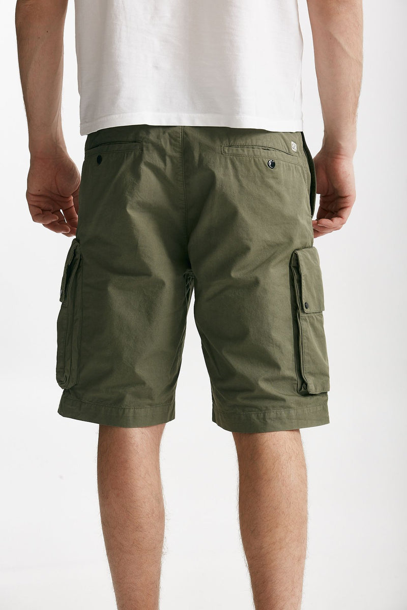 bermuda in cotone gabardine fermo militare men C.p. company - 3
