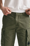 bermuda in cotone gabardine fermo militare men C.p. company - 5