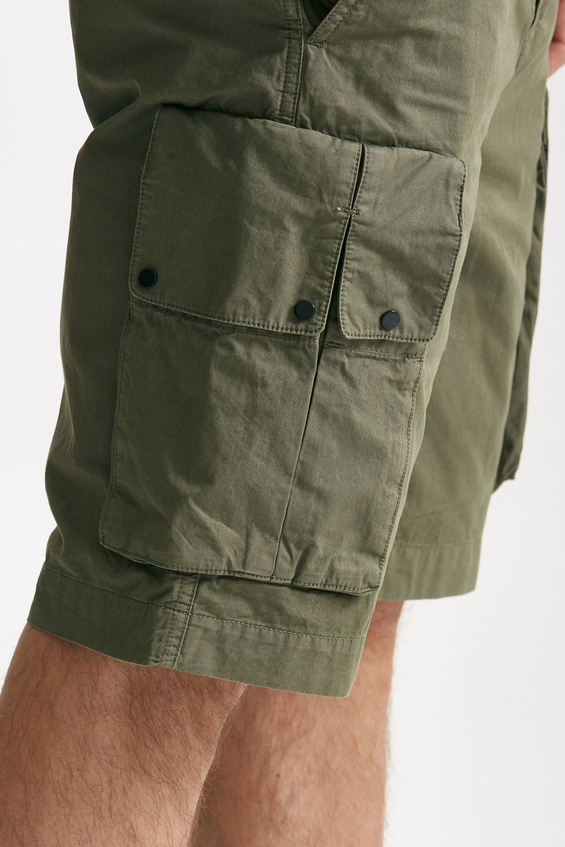 bermuda in cotone gabardine fermo militare men C.p. company - 7