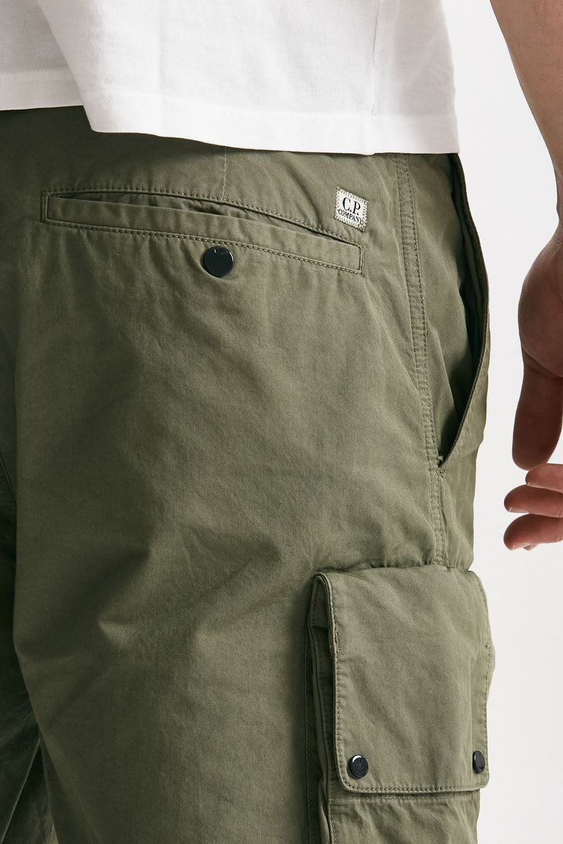 bermuda in cotone gabardine fermo militare men C.p. company - 9