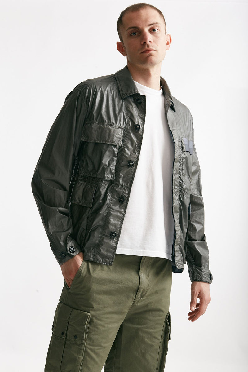 overshirt grigio poliammide cs ii men C.p. company - 4