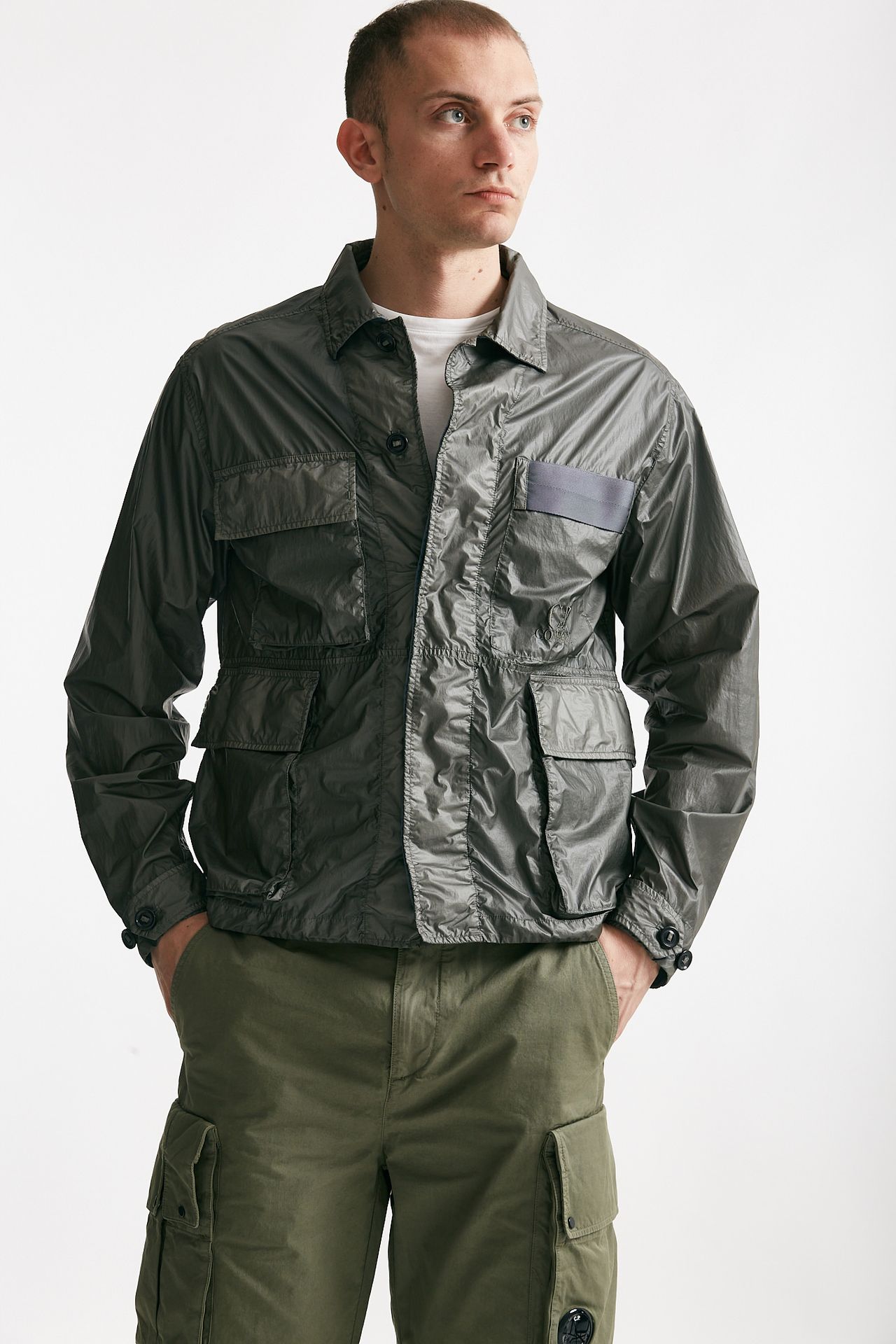 overshirt grigio poliammide cs ii men C.p. company - 7