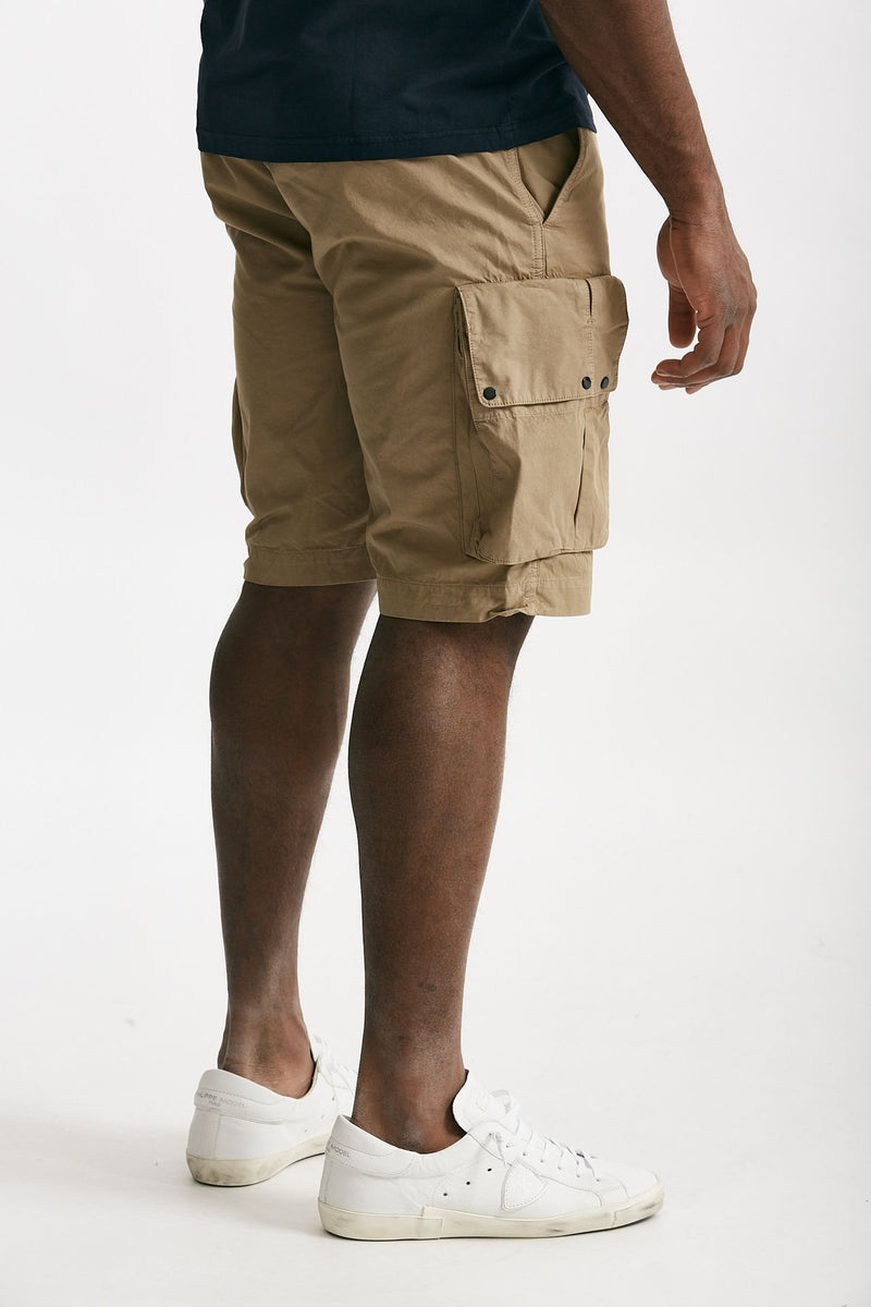bermuda in cotone gabardine fermo beige men C.p. company - 3