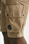 bermuda in cotone gabardine fermo beige men C.p. company - 7