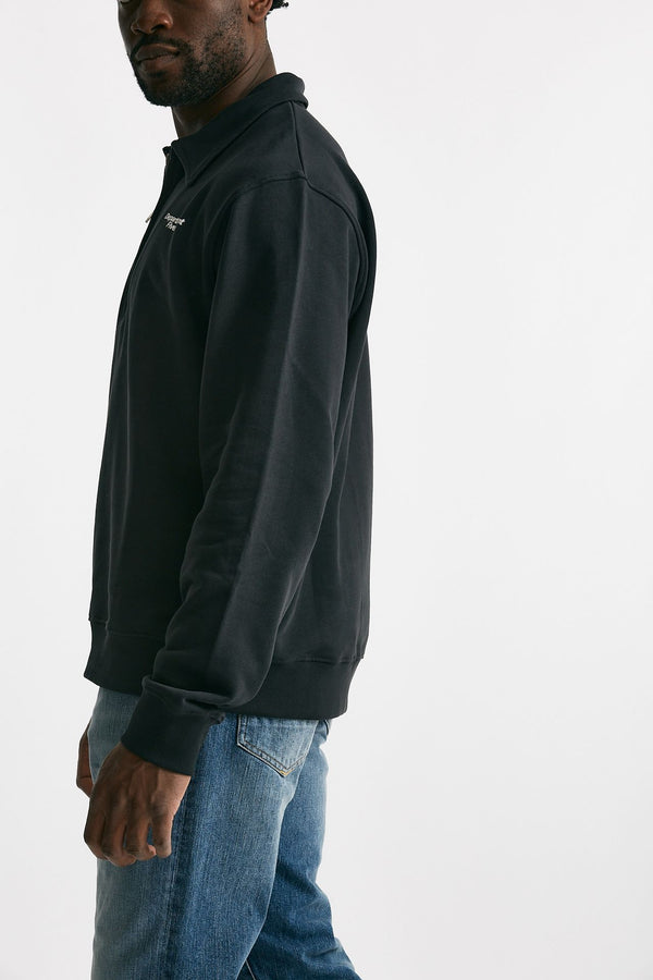 felpa in cotone nero men Department five