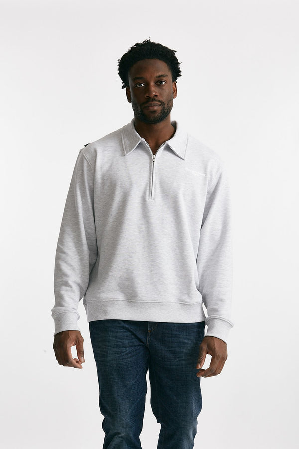 felpa in cotone grigio men Department five