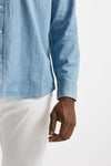 camicia in cotone denim chiaro men Department five - 6