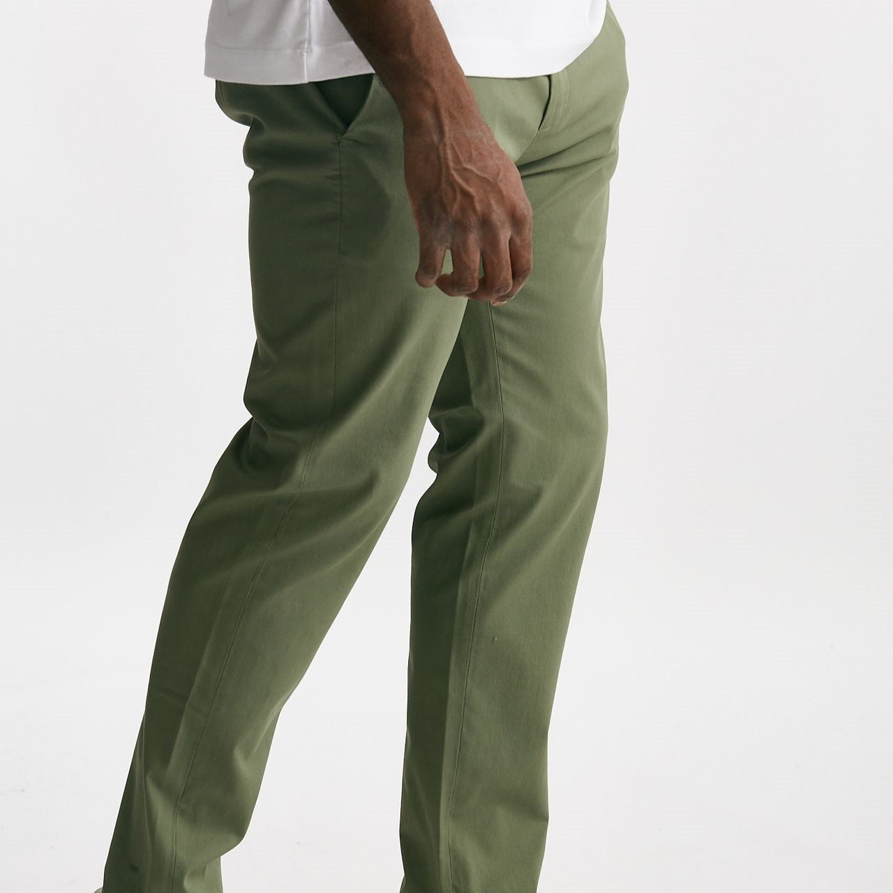 pantalone prince in cotone stretch verde men Department five - 8