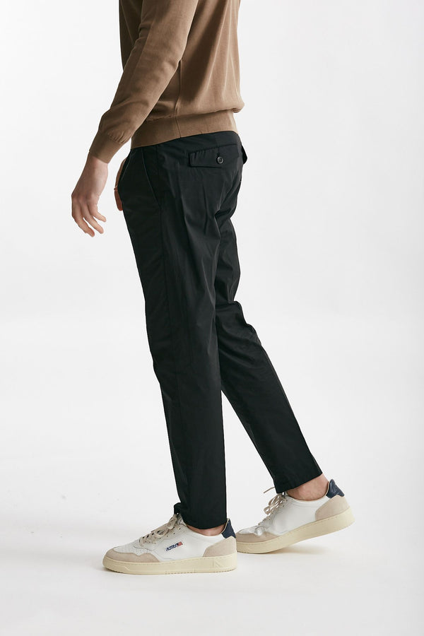 pantalone in cotone stretch prince pences nero men Department five