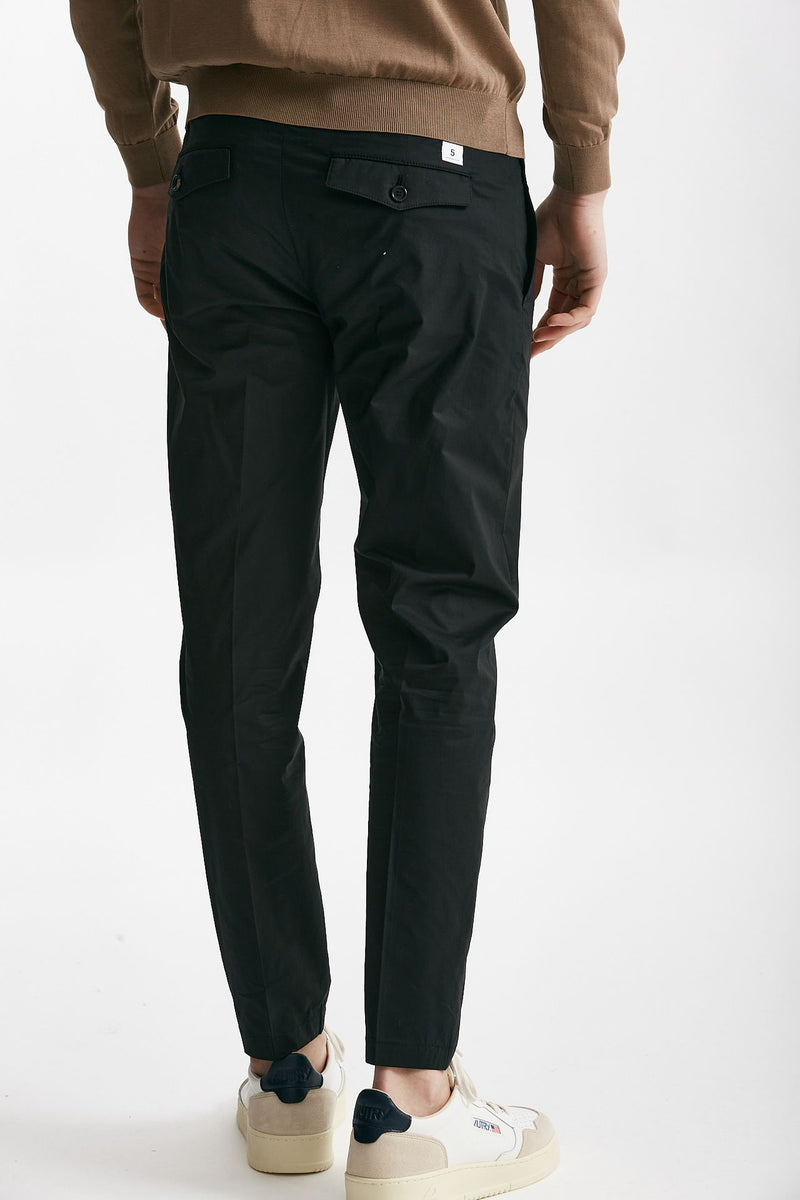 pantalone in cotone stretch prince pences nero men Department five - 3
