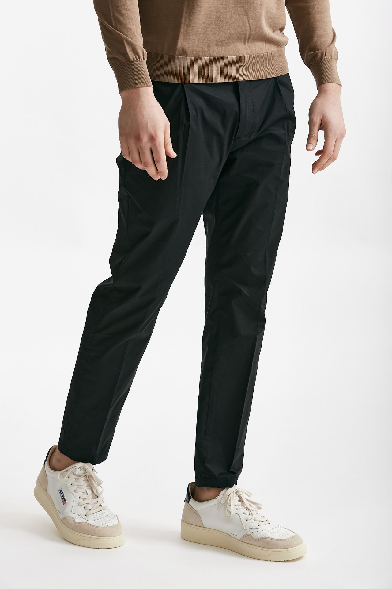 pantalone in cotone stretch prince pences nero men Department five - 4