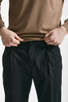 pantalone in cotone stretch prince pences nero men Department five - 5