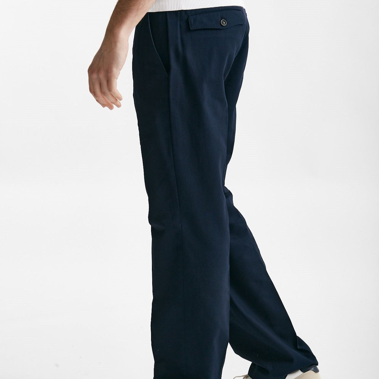 pantalone in cotone fermo warren blu men Department five - 8