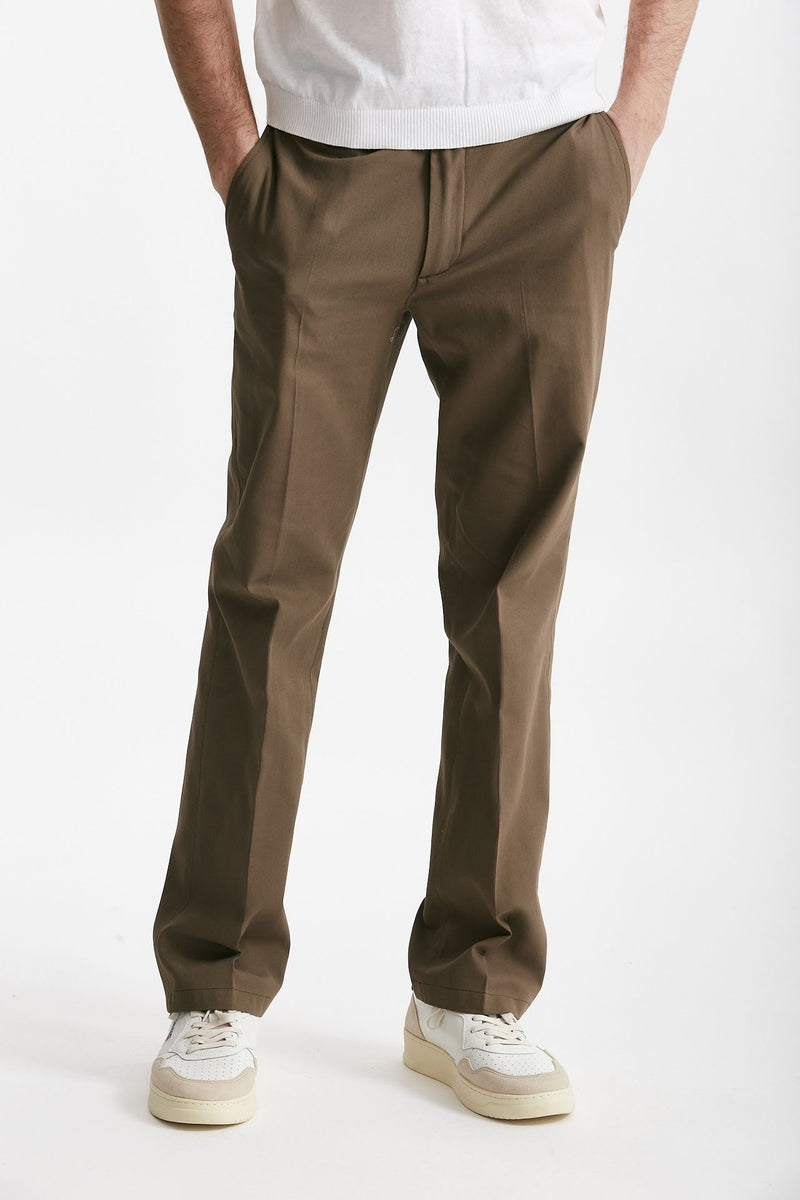pantalone in cotone fermo warren noce men Department five - 1