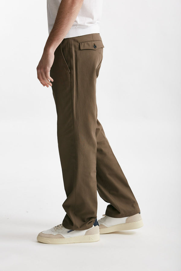 pantalone in cotone fermo warren noce men Department five