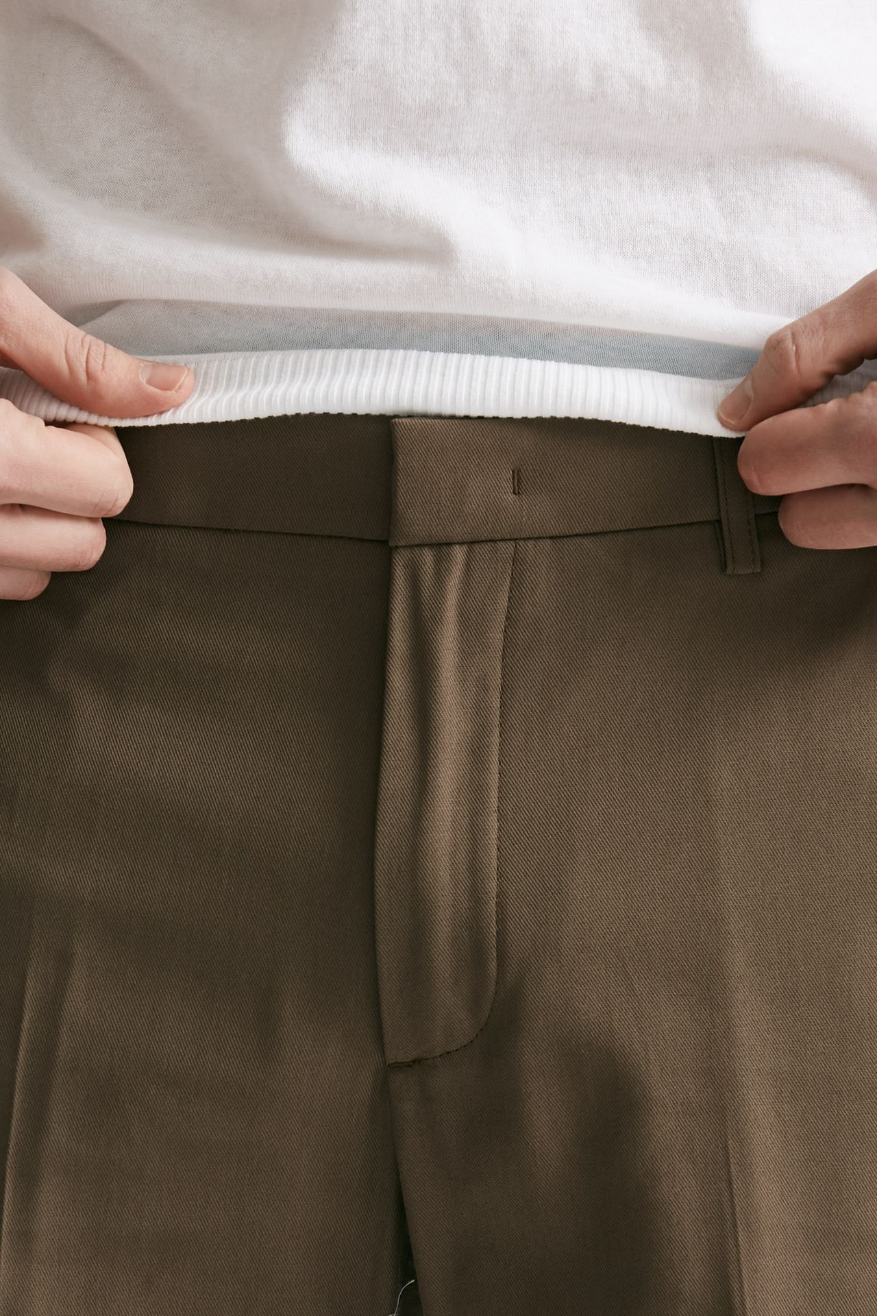 pantalone in cotone fermo warren noce men Department five - 6