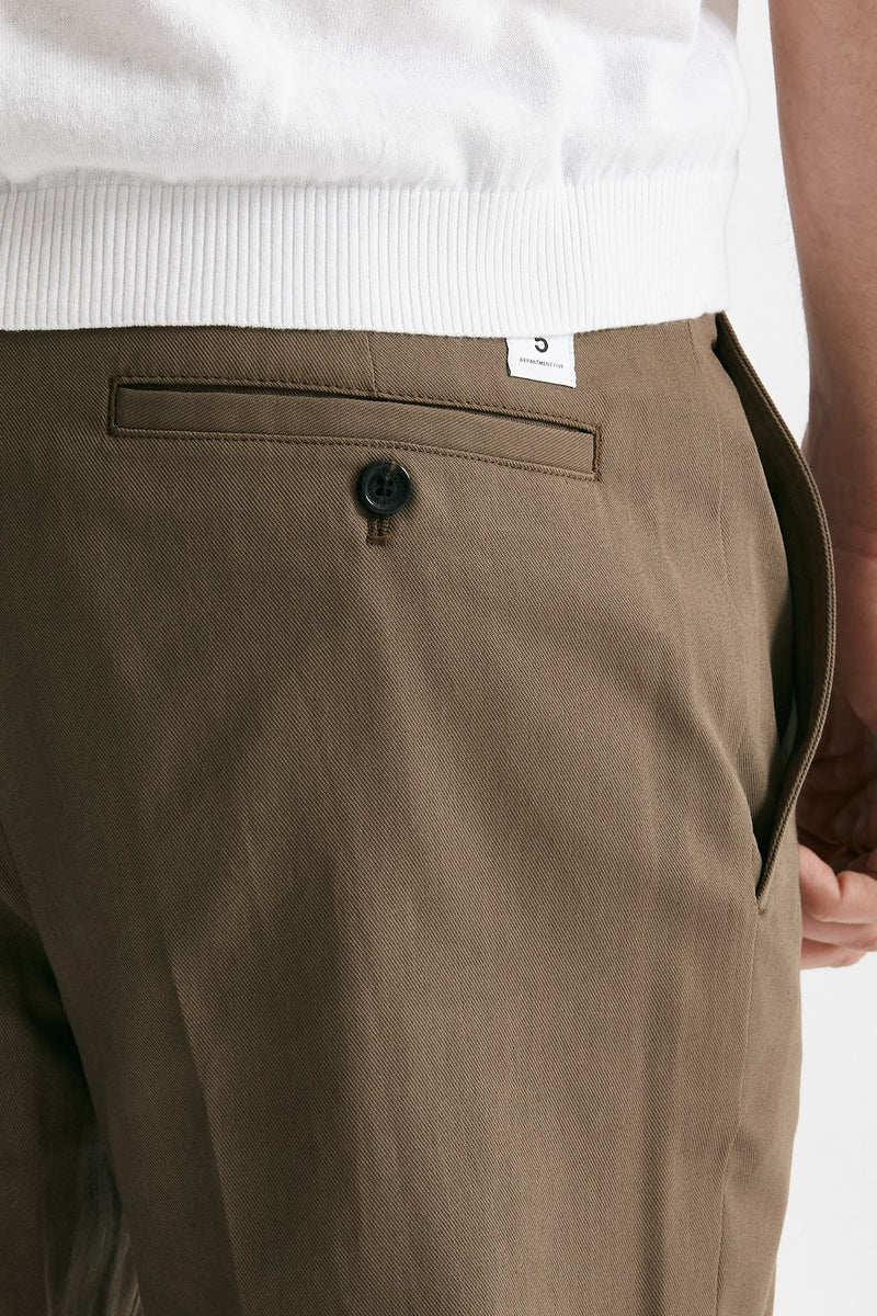 pantalone in cotone fermo warren noce men Department five - 7