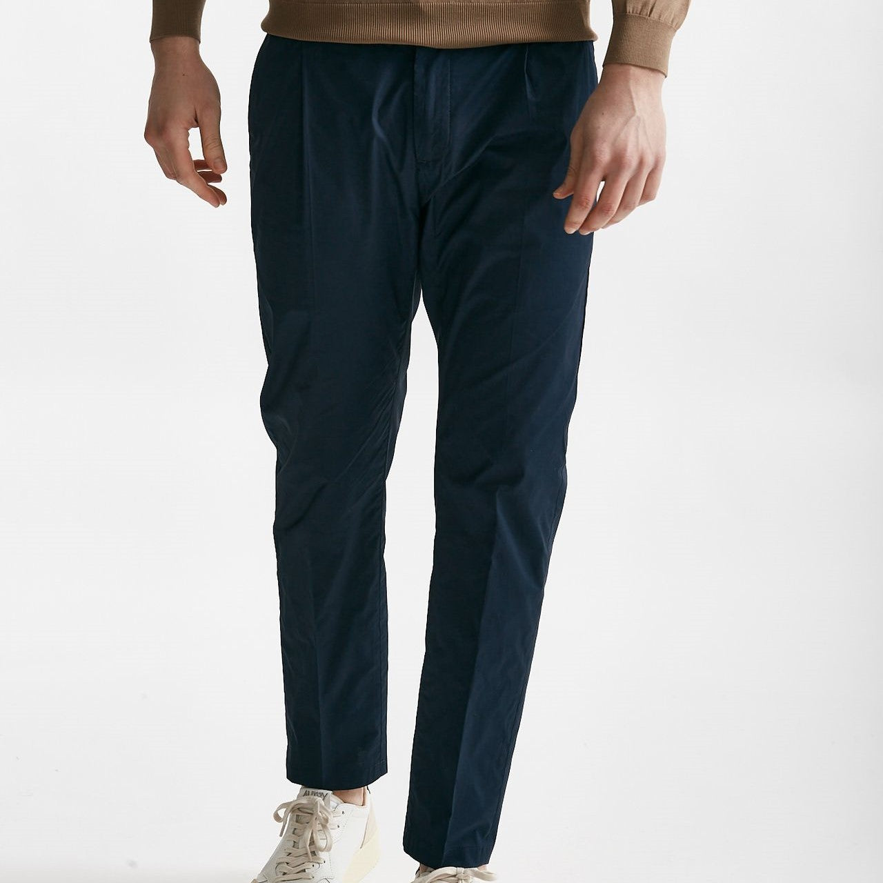 pantalone in cotone stretch prince pences blu men Department five - 8