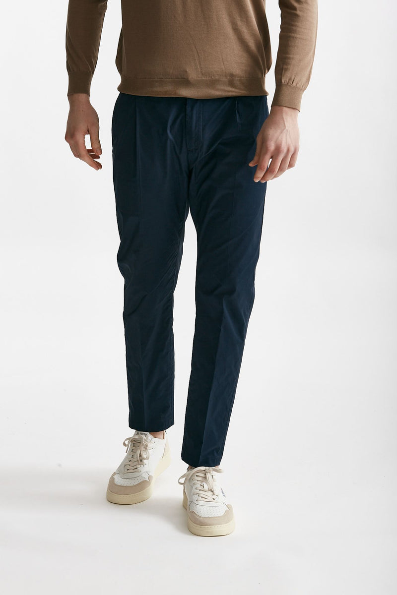 pantalone in cotone stretch prince pences blu men Department five - 1