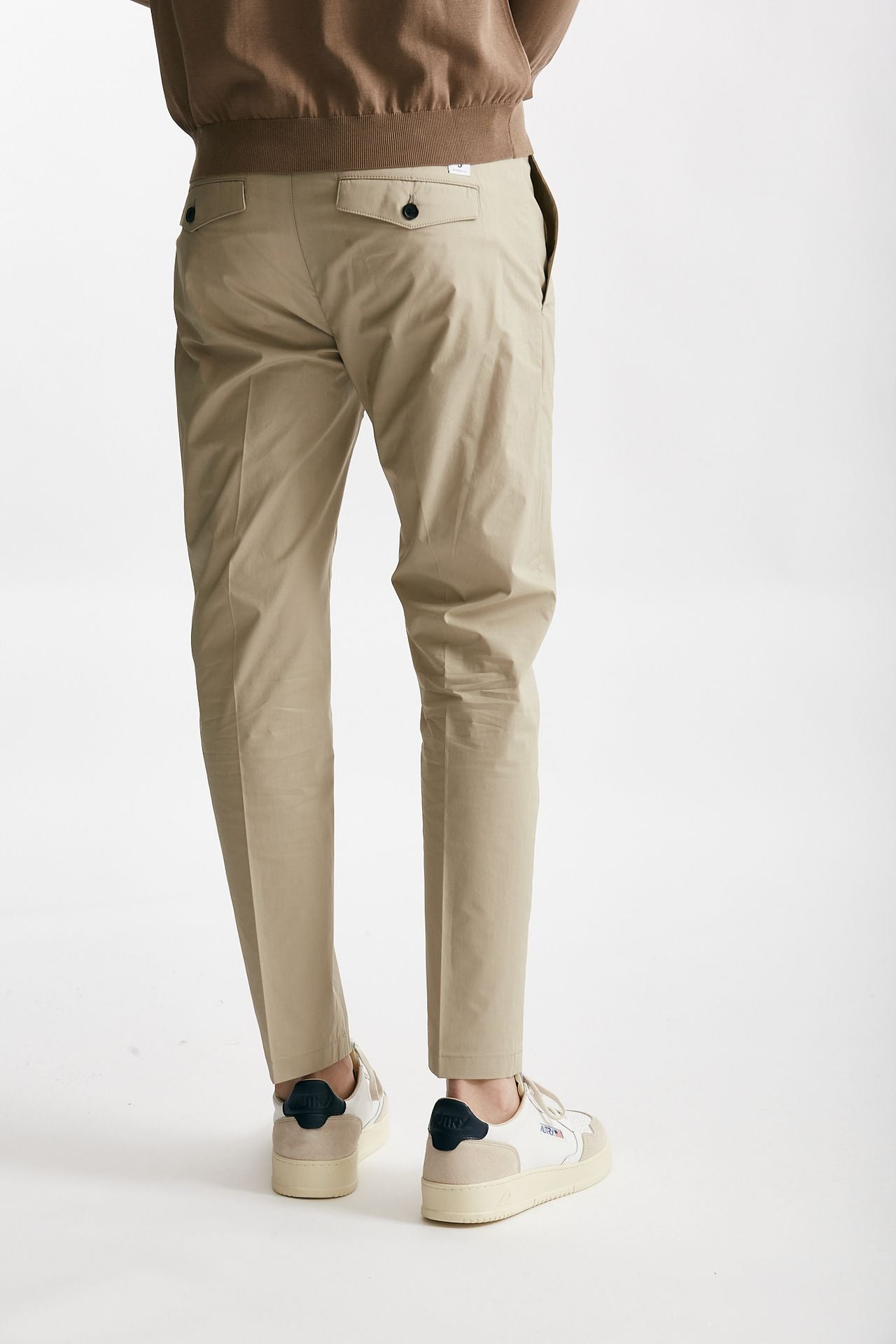 pantalone in cotone stretch prince pences beige men Department five - 3