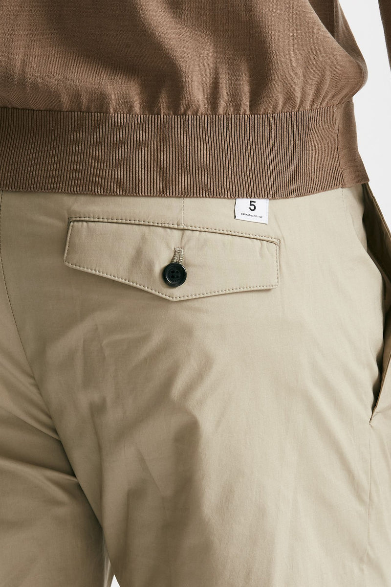 pantalone in cotone stretch prince pences beige men Department five - 7