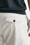 pantalone in cotone stretch prince pences ghiaccio men Department five - 7