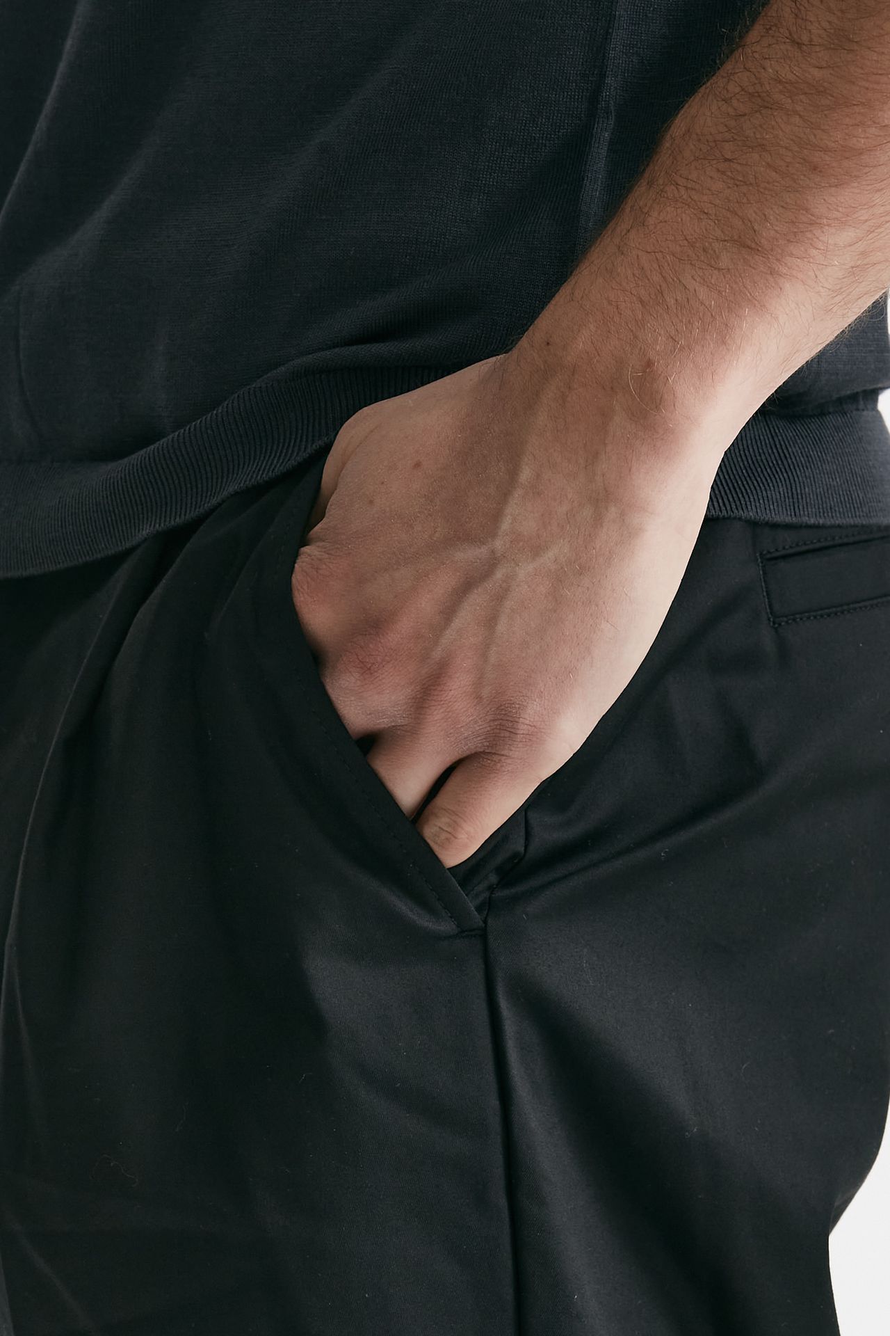 pantalone in cotone nylon stretch gin nero men Department five - 6