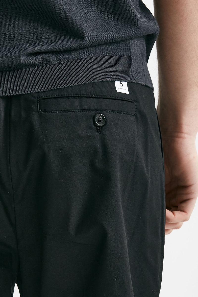 pantalone in cotone nylon stretch gin nero men Department five - 7