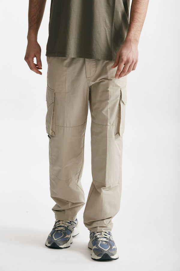 pantalone cargo cotone e poliestere fleet beige men Department five