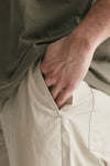 pantalone in cotone e poliestere inigo beige men Department five - 6