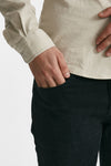 jeans george stretch stone washed nero men Dondup - 5