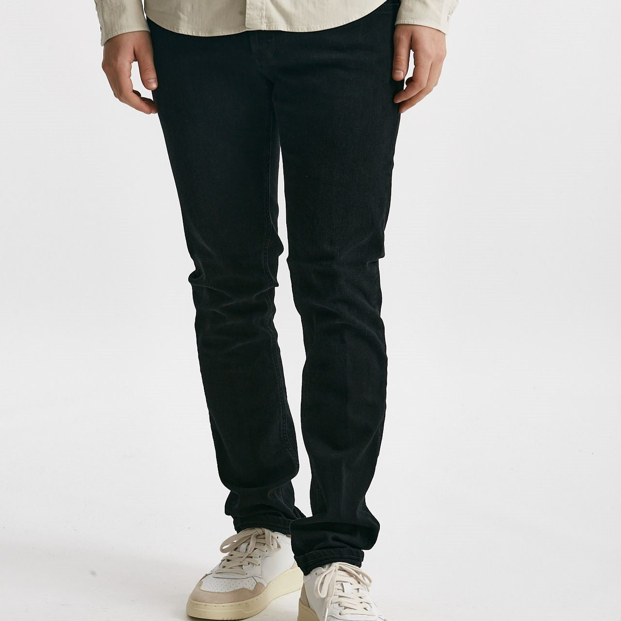 jeans george stretch stone washed nero men Dondup - 8