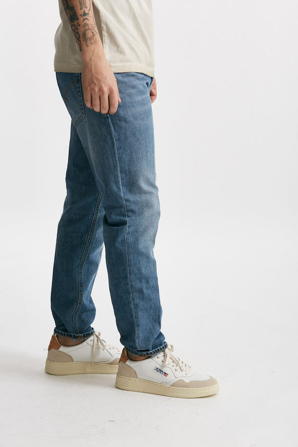 jeans brighton lavaggio chiaro cotone fermo men Dondup
