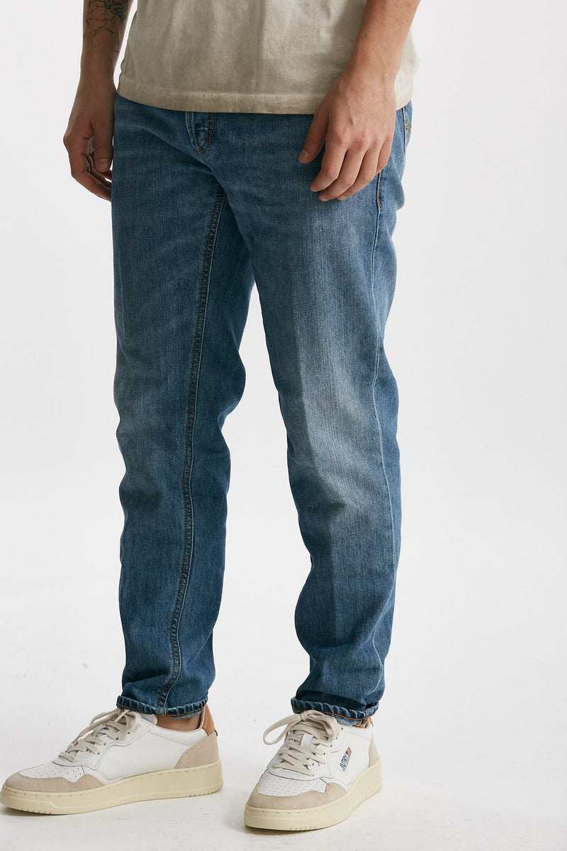 jeans brighton lavaggio chiaro cotone fermo men Dondup - 4